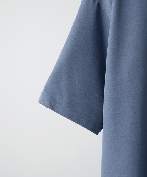 VELNUS(ベルナス)の「【VELNUS】Side cord design loose short sleeve regular collar shirt/サイドコードデザイン ルーズ半袖レギュラーカラーシャツ(シャツ/ブラウス・メンズ・ブラック/ブルー/ホワイト/バーガンディー・L/M/S)」の21枚目の写真