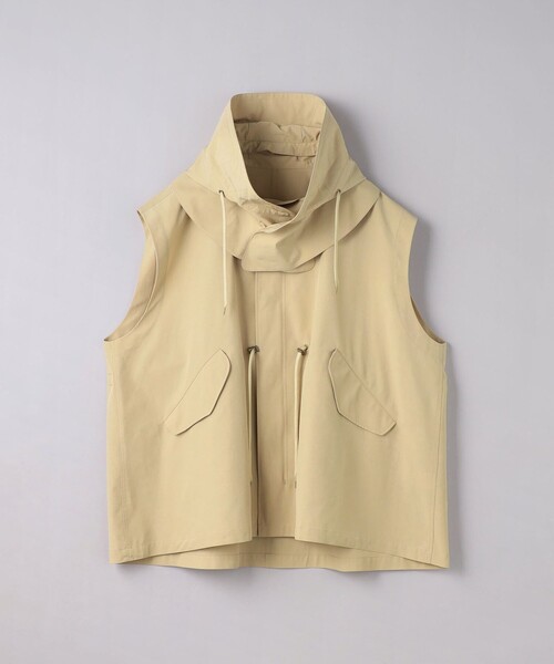 VACHEMENT(ヴァシュモン)の「<VACHEMENT>タフタ モッズ ベスト(ベスト・レディース・ベージュ/ブラック・FREE)」の2枚目の写真