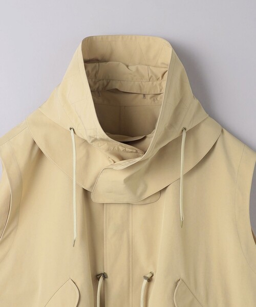 VACHEMENT(ヴァシュモン)の「<VACHEMENT>タフタ モッズ ベスト(ベスト・レディース・ベージュ/ブラック・FREE)」の4枚目の写真