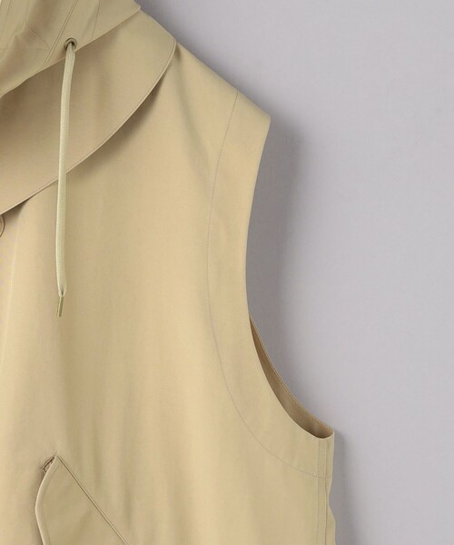 VACHEMENT(ヴァシュモン)の「<VACHEMENT>タフタ モッズ ベスト(ベスト・レディース・ベージュ/ブラック・FREE)」の5枚目の写真