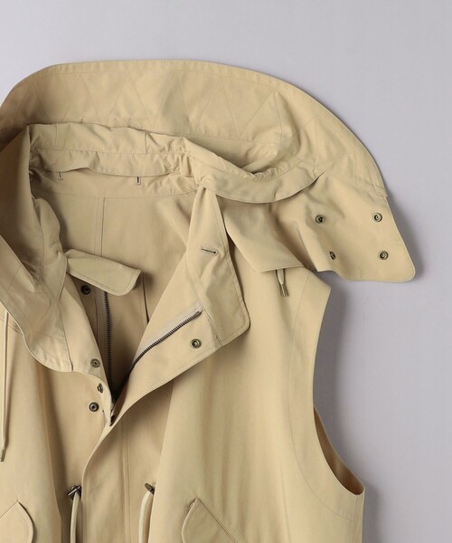 VACHEMENT(ヴァシュモン)の「<VACHEMENT>タフタ モッズ ベスト(ベスト・レディース・ベージュ/ブラック・FREE)」の6枚目の写真