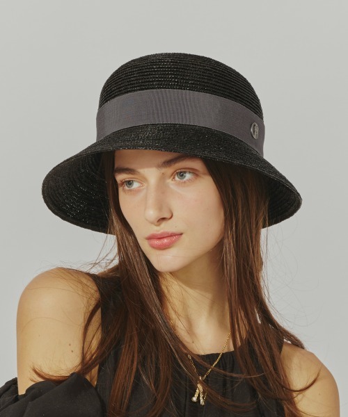 帽子 Chapeau d' O OX Back Ribbon Cloche Chapeau d'O Chapeau d' O OX Back Ribbon Cloche