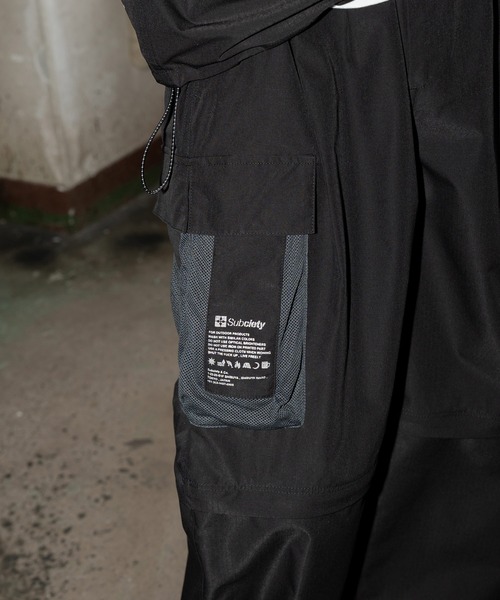 Subciety（サブサエティ）の「Ripstop 2way cargo pants（カーゴパンツ・メンズ・ブラック/カモフラージュ/オリーブ・LARGE/MEDIUM/SMALL/X-LARGE）」の11枚目の写真