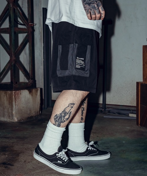 Subciety（サブサエティ）の「Ripstop 2way cargo pants（カーゴパンツ・メンズ・ブラック/カモフラージュ/オリーブ・LARGE/MEDIUM/SMALL/X-LARGE）」の10枚目の写真