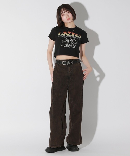 Anui（アニュイ）の「【UNISEX/2サイズ展開】ヴィンテージケミカルパンツ（その他パンツ・レディース・ブラック・MEDIUM/SMALL）」の7枚目の写真