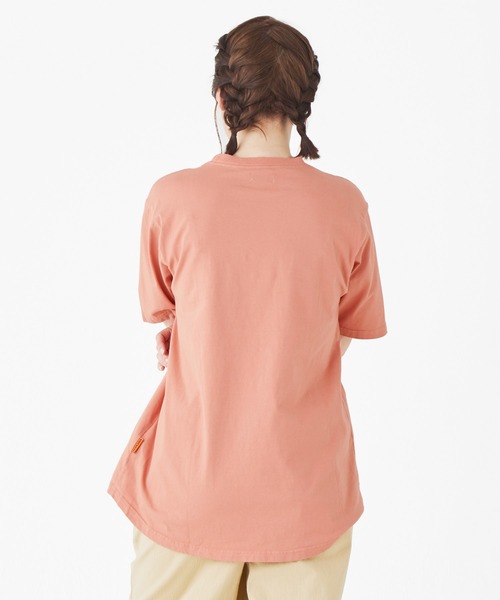 KRIFF MAYER（クリフメイヤー）の「フランイングラビット柄ロゴチュニック（Tシャツ/カットソー・レディース・チャコール/ブルー/カラフル/コーラル/グレー/オフホワイト/イエロー・MEDIUM/LARGE）」の13枚目の写真