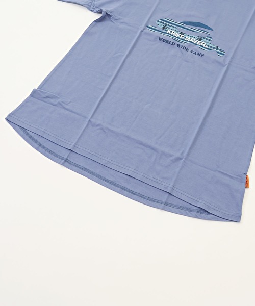 KRIFF MAYER（クリフメイヤー）の「フランイングラビット柄ロゴチュニック（Tシャツ/カットソー・レディース・チャコール/ブルー/カラフル/コーラル/グレー/オフホワイト/イエロー・MEDIUM/LARGE）」の19枚目の写真