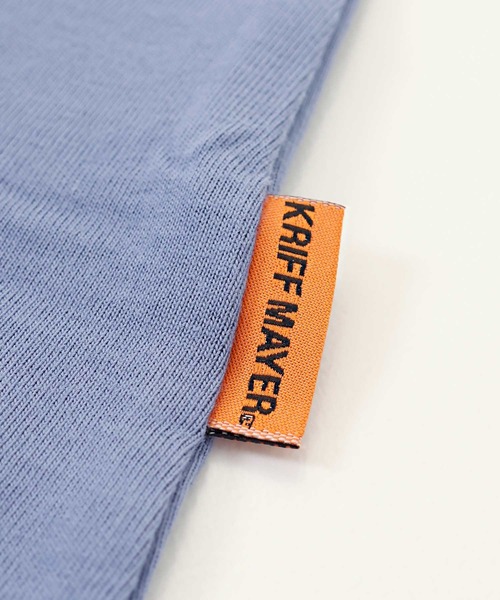 KRIFF MAYER（クリフメイヤー）の「フランイングラビット柄ロゴチュニック（Tシャツ/カットソー・レディース・チャコール/ブルー/カラフル/コーラル/グレー/オフホワイト/イエロー・MEDIUM/LARGE）」の20枚目の写真