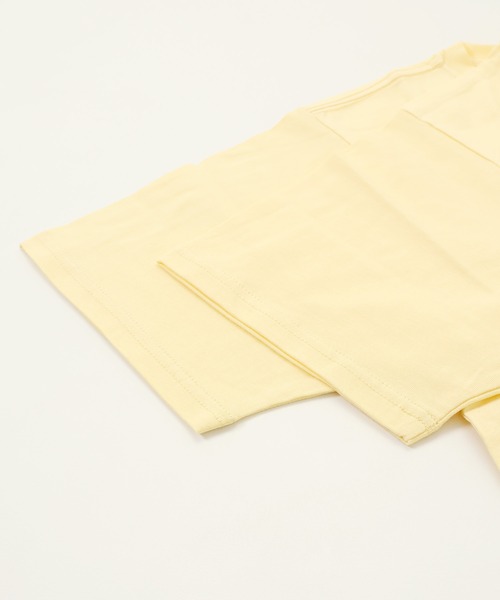 KRIFF MAYER（クリフメイヤー）の「フランイングラビット柄ロゴチュニック（Tシャツ/カットソー・レディース・チャコール/ブルー/カラフル/コーラル/グレー/オフホワイト/イエロー・MEDIUM/LARGE）」の21枚目の写真