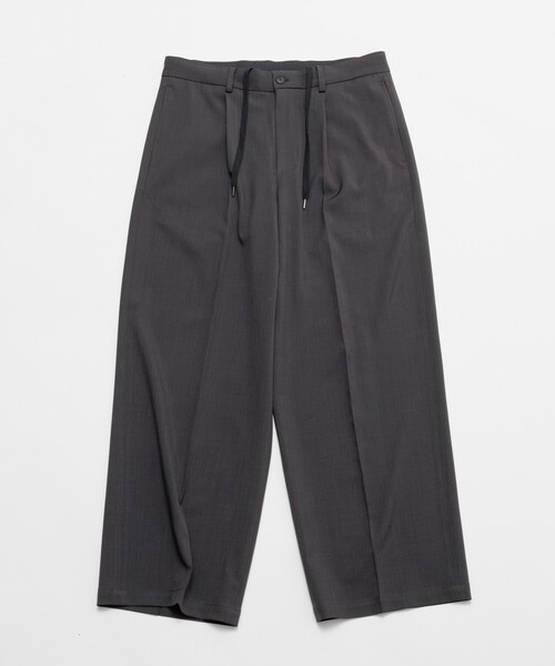 FREAK'S STORE（フリークスストア）の「FREAK’S STORE/フリークスストア ワイドストレートシルエット ワンタック スラックスパンツ（スラックス・メンズ・チャコールグレー/ブラック/その他13・MEDIUM/LARGE）」の4枚目の写真