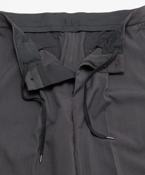 FREAK'S STORE（フリークスストア）の「FREAK’S STORE/フリークスストア ワイドストレートシルエット ワンタック スラックスパンツ（スラックス・メンズ・チャコールグレー/ブラック/その他13・MEDIUM/LARGE）」の7枚目の写真