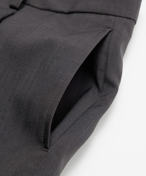 FREAK'S STORE（フリークスストア）の「FREAK’S STORE/フリークスストア ワイドストレートシルエット ワンタック スラックスパンツ（スラックス・メンズ・チャコールグレー/ブラック/その他13・MEDIUM/LARGE）」の8枚目の写真