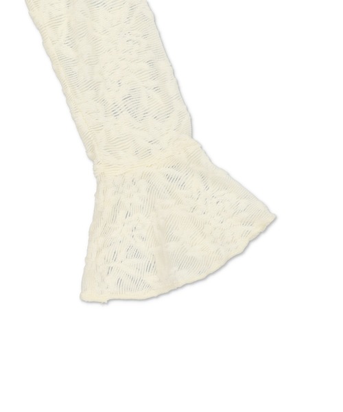 SPINNS（スピンズ）の「長袖スキッパ―シャツ/レース（シャツ/ブラウス・レディース・アイボリー/ブラック/ピンク系その他・ONESIZE）」の8枚目の写真