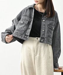 SVEC（シュベック）の「デニムショートGジャン（デニムジャケット）」