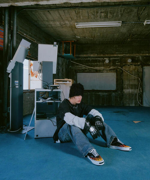 FR(13)NDS(フレンズ)の「FR(13)NDS/フレンズ/Waffle Layer LS(Tシャツ/カットソー・メンズ・グレー/ブラック・F)」の12枚目の写真