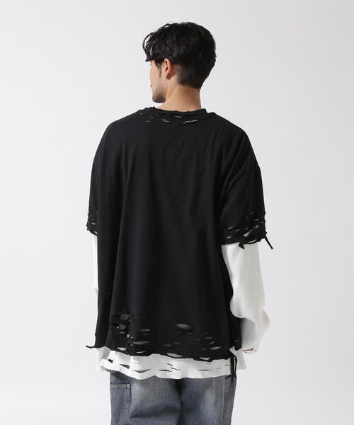 FR(13)NDS(フレンズ)の「FR(13)NDS/フレンズ/Waffle Layer LS(Tシャツ/カットソー・メンズ・グレー/ブラック・F)」の14枚目の写真