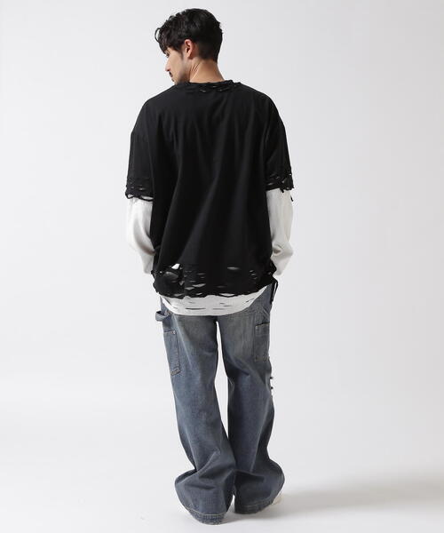 FR(13)NDS(フレンズ)の「FR(13)NDS/フレンズ/Waffle Layer LS(Tシャツ/カットソー・メンズ・グレー/ブラック・F)」の16枚目の写真