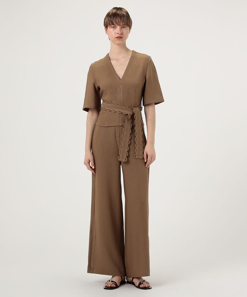 BY MALENE BIRGER(バイマレーネビルガー)の「BY MALENE BIRGER ULLAS ベルトブラウス(シャツ/ブラウス・レディース・ベージュ/ブラック・34)」の7枚目の写真
