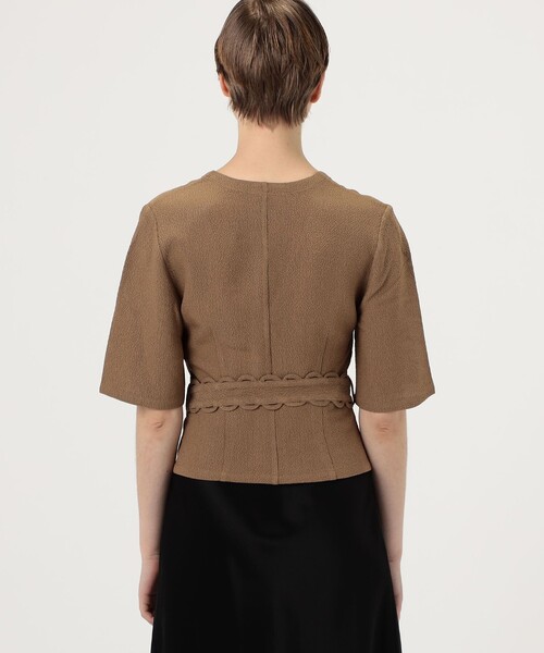 BY MALENE BIRGER(バイマレーネビルガー)の「BY MALENE BIRGER ULLAS ベルトブラウス(シャツ/ブラウス・レディース・ベージュ/ブラック・34)」の11枚目の写真