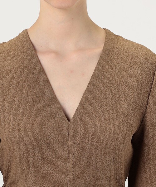 BY MALENE BIRGER(バイマレーネビルガー)の「BY MALENE BIRGER ULLAS ベルトブラウス(シャツ/ブラウス・レディース・ベージュ/ブラック・34)」の12枚目の写真