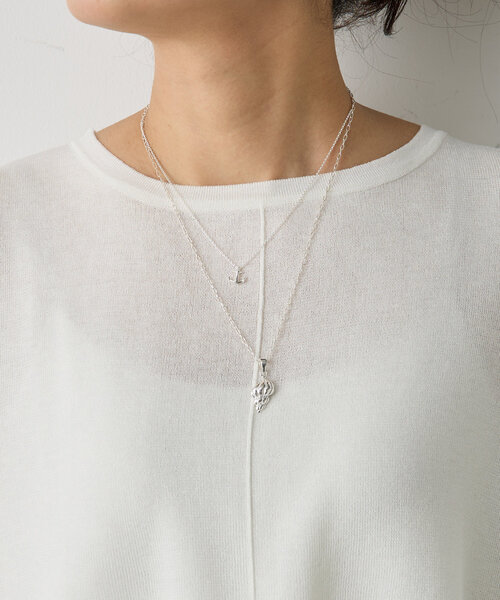 BEARDSLEY（ビアズリー）の「シェルモチーフネックレス（ネックレス・レディース・シルバー・FREE）」の5枚目の写真