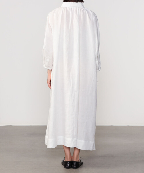 Bshop（ビショップ）の「eunoia | パフスリーブ ワンピース WOMEN（ワンピース・レディース・ホワイト・ONE）」の2枚目の写真