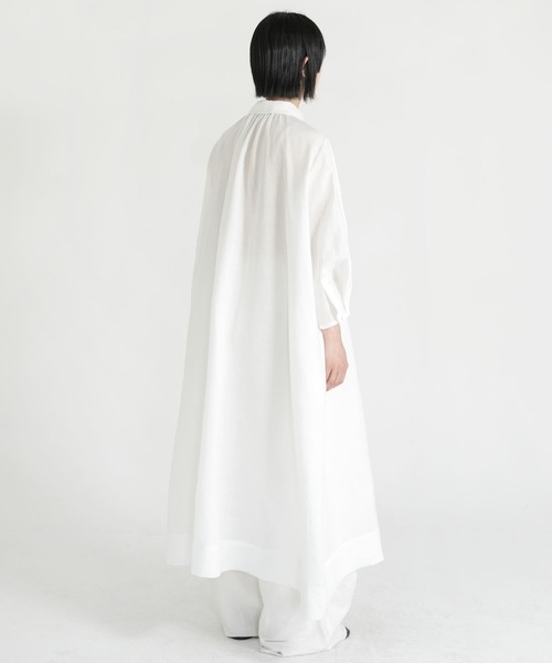 Bshop（ビショップ）の「eunoia | パフスリーブ ワンピース WOMEN（ワンピース・レディース・ホワイト・ONE）」の13枚目の写真