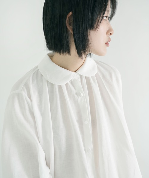 Bshop（ビショップ）の「eunoia | パフスリーブ ワンピース WOMEN（ワンピース・レディース・ホワイト・ONE）」の15枚目の写真