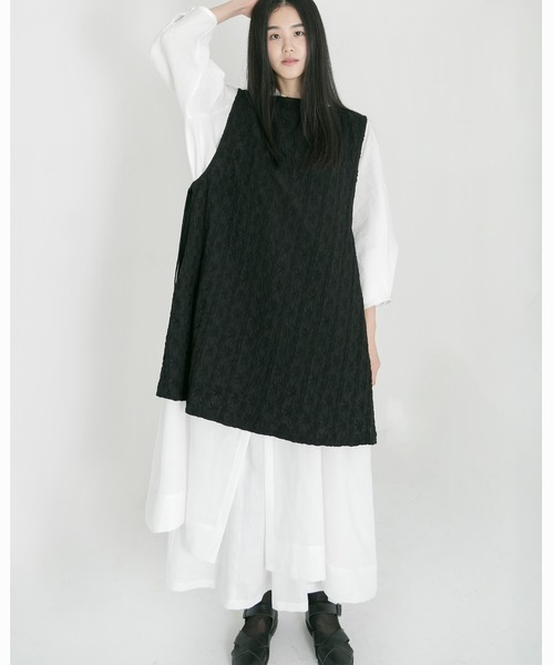 Bshop（ビショップ）の「eunoia | パフスリーブ ワンピース WOMEN（ワンピース・レディース・ホワイト・ONE）」の16枚目の写真