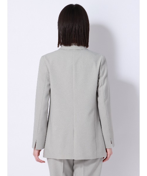 SUIT SQUARE（スーツスクエア）の「ダブルブレストジャケット ウォッシャブル 2WAYストレッチ ドライトロピカル 無地（スーツジャケット・レディース・ブラック系/グレー系・36(7号)/38(9号)/40(11号)/42(13号)）」の16枚目の写真