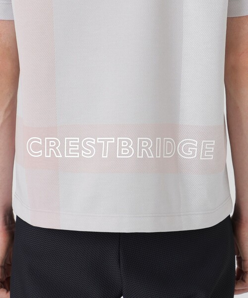 BLACK LABEL CRESTBRIDGE（ブラックレーベル・クレストブリッジ）の「【BLACK lab.】クレストブリッジチェック&ロゴTシャツ（Tシャツ/カットソー・メンズ・ブラック/ライトグレー・M/L/XL）」の7枚目の写真