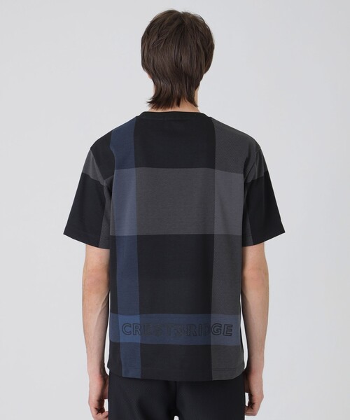 BLACK LABEL CRESTBRIDGE（ブラックレーベル・クレストブリッジ）の「【BLACK lab.】クレストブリッジチェック&ロゴTシャツ（Tシャツ/カットソー・メンズ・ブラック/ライトグレー・M/L/XL）」の11枚目の写真