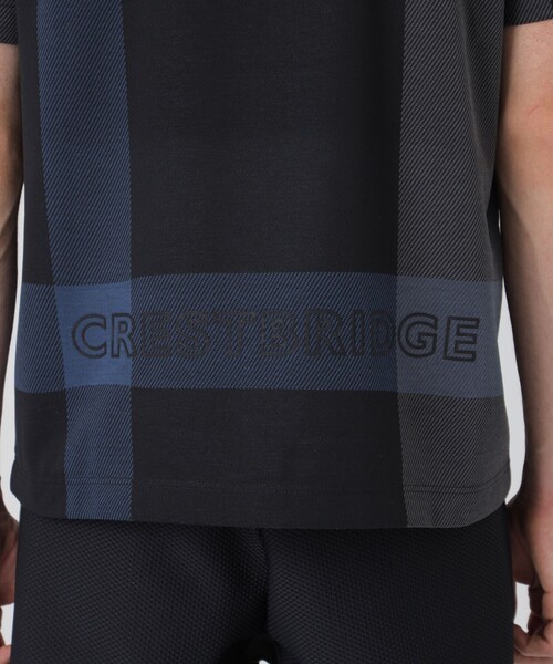 BLACK LABEL CRESTBRIDGE（ブラックレーベル・クレストブリッジ）の「【BLACK lab.】クレストブリッジチェック&ロゴTシャツ（Tシャツ/カットソー・メンズ・ブラック/ライトグレー・M/L/XL）」の13枚目の写真