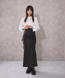 DIP IN CHOCOLATE（ディップインチョコレート）の「比翼仕立てシャツ【DIP IN CHOCOLATE】（シャツ/ブラウス）」