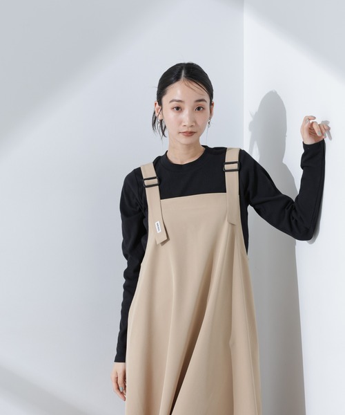 NANO universe(ナノユニバース)の「抗菌防臭リブロングスリーブTシャツ(Tシャツ/カットソー・レディース・ブラック/ライトグレー/ホワイト・FREE)」の16枚目の写真