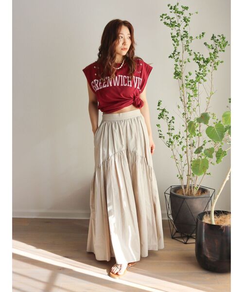 Ungrid（アングリッド）の「ショルダーリメイクロゴタンクトップ（タンクトップ・レディース・ネイビー/ボルドー/ライトグレー・FREE）」の19枚目の写真