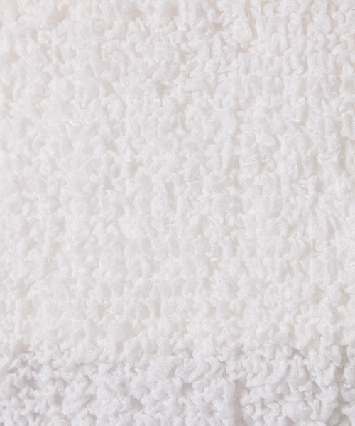 COLLAGE GALLARDAGALANTE（コラージュガリャルダガランテ）の「シャーリングベア（チューブトップ・レディース・ホワイト/ブラック・FREE）」の7枚目の写真