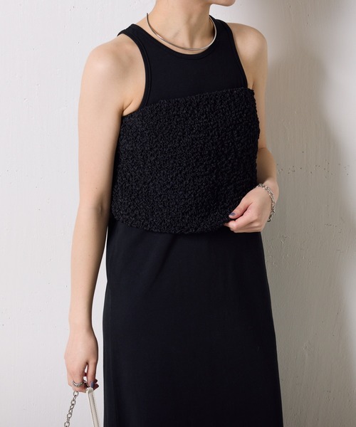 COLLAGE GALLARDAGALANTE（コラージュガリャルダガランテ）の「シャーリングベア（チューブトップ・レディース・ホワイト/ブラック・FREE）」の12枚目の写真