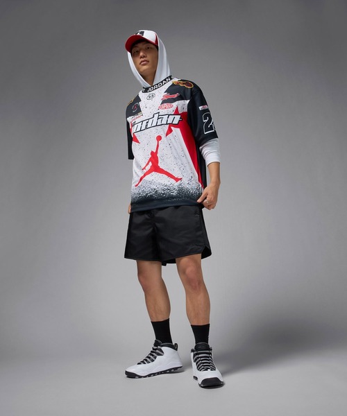 NIKE JORDAN ロゴ フーディー ＆ ショーツ セットアップ ジョーダン フーディー & パンツ セットアップ すぐ届く！ (Nike