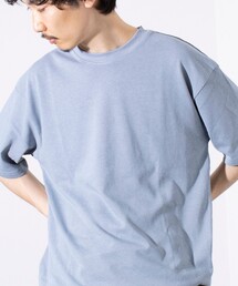 【GLOSTER/グロスター】裾ドロスト 機能素材Tシャツ 無地T ショートスリーブ