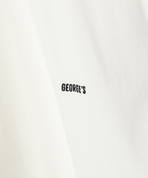 GEORGE'S(ジョージズ)の「エンブロイダリーTシャツ(Tシャツ/カットソー・メンズ・ホワイト/ブラック・MEDIUM/LARGE)」の20枚目の写真