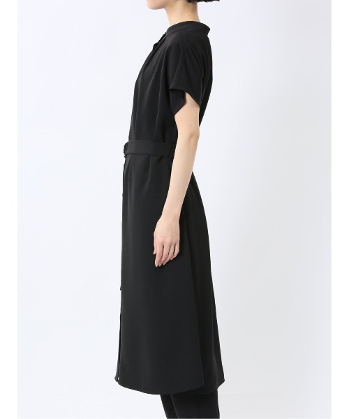 m.f.editorial（エムエフエディトリアル）の「【前後2WAY ウォッシャブル】m.f.エディトリアルレディース ロング シャツワンピース（ワンピース・レディース・ブラック/ネイビー・FREE）」の8枚目の写真