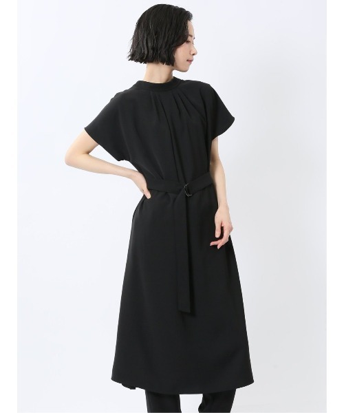 m.f.editorial（エムエフエディトリアル）の「【前後2WAY ウォッシャブル】m.f.エディトリアルレディース ロング シャツワンピース（ワンピース・レディース・ブラック/ネイビー・FREE）」の16枚目の写真