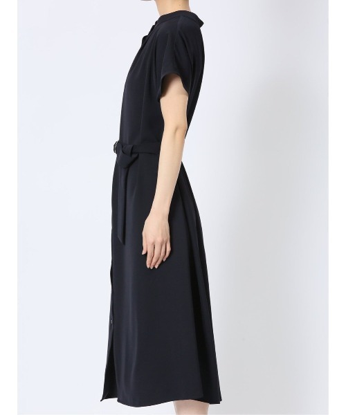 m.f.editorial（エムエフエディトリアル）の「【前後2WAY ウォッシャブル】m.f.エディトリアルレディース ロング シャツワンピース（ワンピース・レディース・ブラック/ネイビー・FREE）」の21枚目の写真