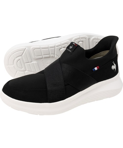 le coq sportif（ルコックスポルティフ）の「LCS マルヌ ダブルベルトスリッポン SI(さっと履ける/軽量/消臭)（スニーカー・レディース・ベージュ系その他/グレー×ホワイト/ブラック×ホワイト・23.5cm/24.5cm/23.0cm/24.0cm/25.0cm/22.5cm）」の17枚目の写真