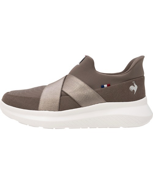 le coq sportif（ルコックスポルティフ）の「LCS マルヌ ダブルベルトスリッポン SI(さっと履ける/軽量/消臭)（スニーカー・レディース・ベージュ系その他/グレー×ホワイト/ブラック×ホワイト・23.5cm/24.5cm/23.0cm/24.0cm/25.0cm/22.5cm）」の20枚目の写真