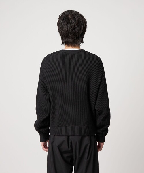 CITEN(シテン)の「<CITEN>リブニットZIPカーディガン(カーディガン/ボレロ・メンズ・ナチュラル/ブラック・M/L)」の9枚目の写真