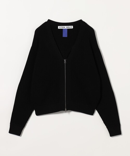 CITEN(シテン)の「<CITEN>リブニットZIPカーディガン(カーディガン/ボレロ・メンズ・ナチュラル/ブラック・M/L)」の16枚目の写真