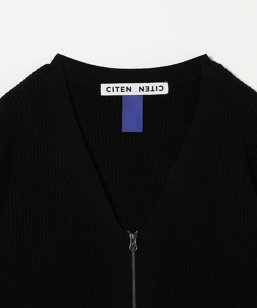 CITEN(シテン)の「<CITEN>リブニットZIPカーディガン(カーディガン/ボレロ・メンズ・ナチュラル/ブラック・M/L)」の18枚目の写真