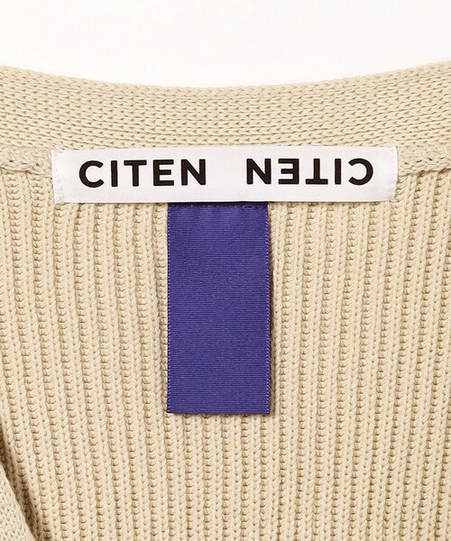 CITEN(シテン)の「<CITEN>リブニットZIPカーディガン(カーディガン/ボレロ・メンズ・ナチュラル/ブラック・M/L)」の20枚目の写真